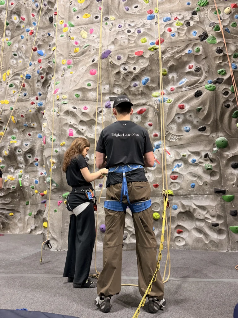 When The Law Offices Of Robert Tsigler, Pllc Team Hit The Wall And Kept On Climbing 10 Rock-Climbing11
