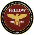 National Association of Distinguished Counsel Fellow badge | Law Offices of Robert Tsigler | NYC Federal Defense Lawyer